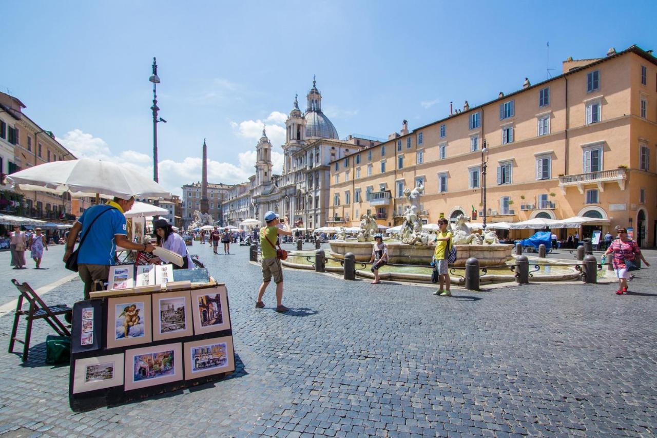 Sunny Apartment Navona Square Rome Luaran gambar
